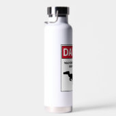 危険標識（ラプター） ウォーターボトル (右面)