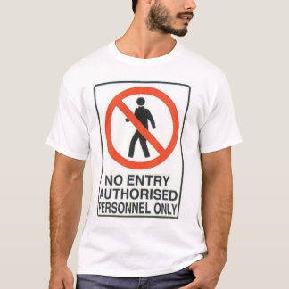 危険標識 Tシャツ
