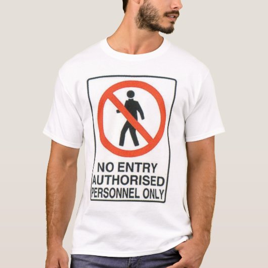 危険標識 Tシャツ (正面)