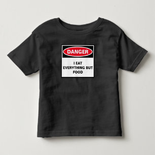 危険標識Tシャツ トドラーTシャツ