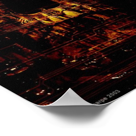 危険機械 ポスター (角)