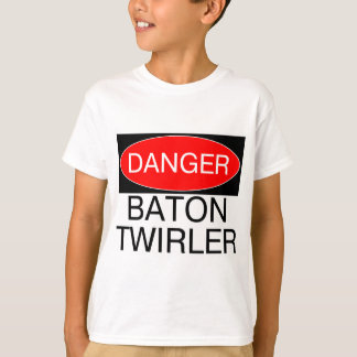 危険注意 - バトントワラー 楽しいトワリングTシャツ マグカップ Tシャツ