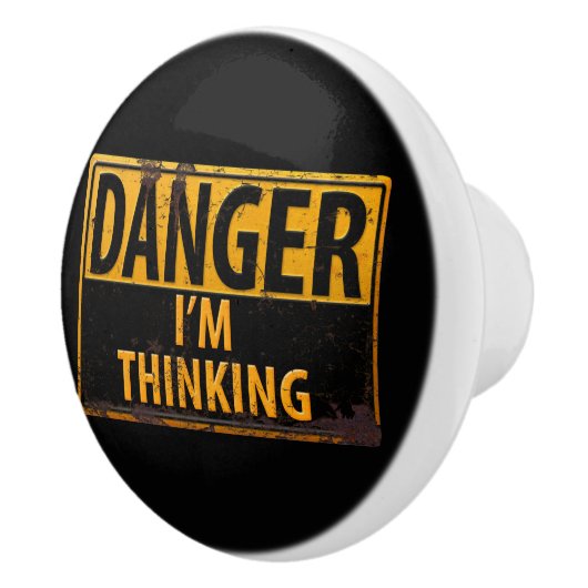 危険考える金属錆動揺して徴候 セラミックノブ (右)