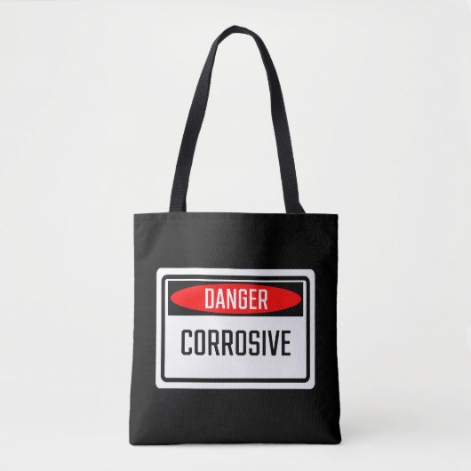 危険腐食徴候 トートバッグ (正面)