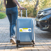 危険装置が自動的にラベル付けを開始 シール (スーツケースインサイチュ)