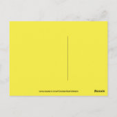 危険走に向けたヒーロー感動的 ポストカード (裏面)