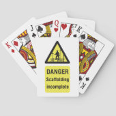 危険足場不完全警告サイト トランプ (裏面)