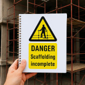 危険足場不完全警告サイト プランナー手帳