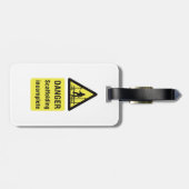 危険足場不完全警告サイト ラゲッジタグ (裏面横)