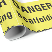 危険足場不完全警告サイト ラッピングペーパー (ロールコーナー)