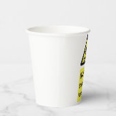 危険足場不完全警告サイト 紙コップ (右)