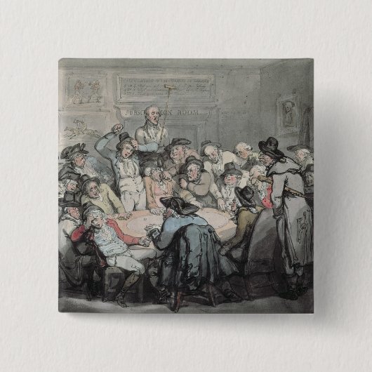 危険部屋 缶バッジ (正面)