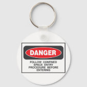危険限定宇宙標識 キーホルダー (裏面)