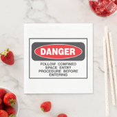 危険限定宇宙標識 スタンダードランチョンナプキン (インサイチュ)