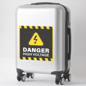 危険高電圧 シール (スーツケース)