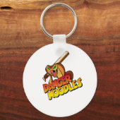 危険麺ソフトボールバッグキーチェーン キーホルダー (正面)