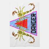 危険 キッチンタオル (縦)