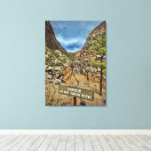 危険 キャンバスプリント (インサイチュ (ウッドフロア))