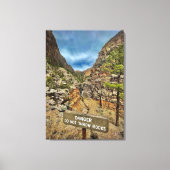 危険 キャンバスプリント (正面)