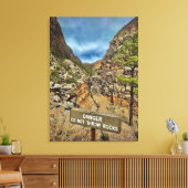 危険 キャンバスプリント (インサイチュ (リビング))