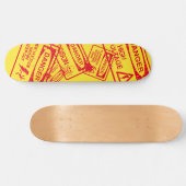 危険 スケートボード (横)