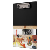 危険 – デジタルコラージュアート – クリップボード (左)