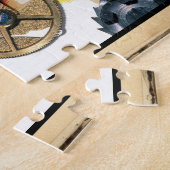 危険 – デジタルコラージュアート – パズル (側面)