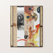 危険 – デジタルコラージュアート – パズル (縦)