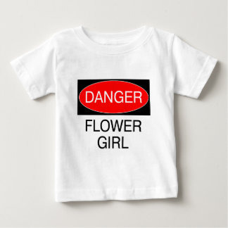 危険 - フラワーガール おもしろ ウェディング Tシャツ マグカップ 帽子