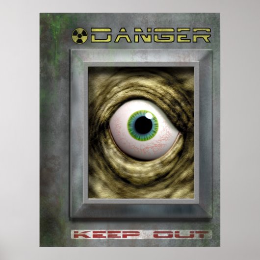 危険 ポスター (正面)