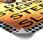 危険 ポスター (角)