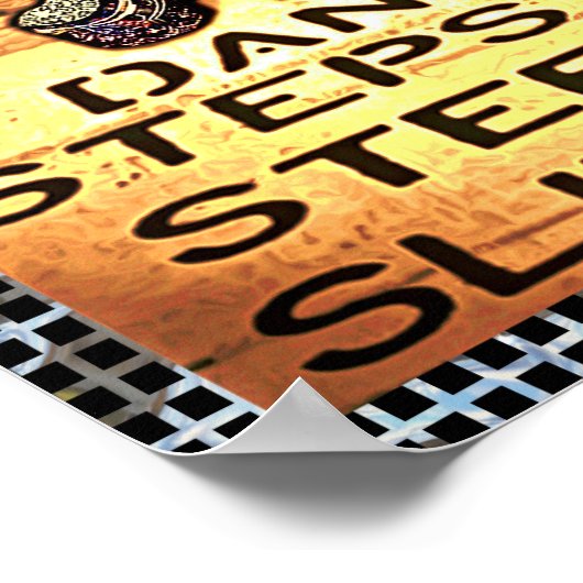 危険 ポスター (角)