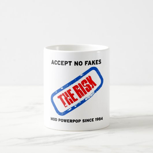 危険-モダンなPOWERPOP コーヒーマグカップ (中央)
