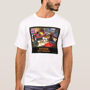 危険! 人の調理! Tシャツ