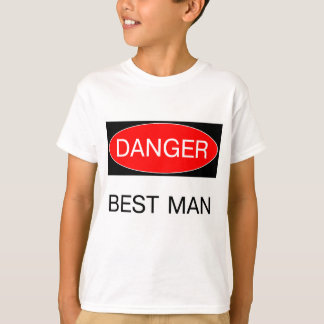 危険 - 介添人 楽しい 結婚式 Tシャツ マグカップ エプロン