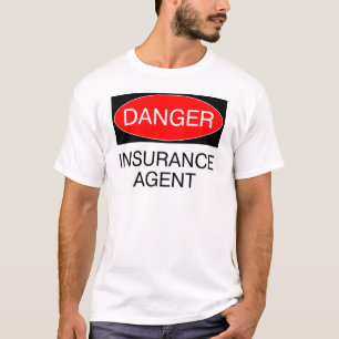 危険 – 保険代理店おもしろいTシャツMagハットバッグ Tシャツ