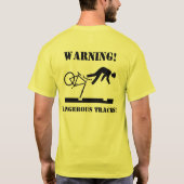 危険! 危険なトラック Tシャツ (裏面)