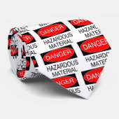 危険-危険物おもしろいな安全Tシャツ ネクタイ (ロール)