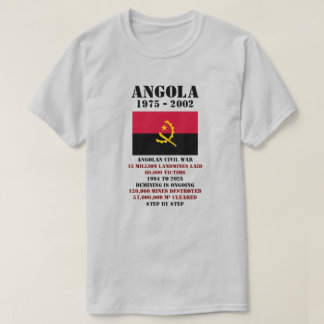 危険 地雷 アンゴラ Tシャツ