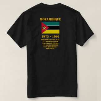 危険 地雷 モザンビーク Tシャツ