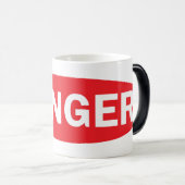 危険-変形させるマグ モーフィングマグカップ (正面右)