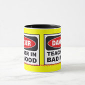 危険! 悪い気分の先生! マグカップ (中央)