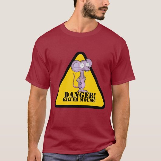 危険!殺人ネズミ! Tシャツ (正面)