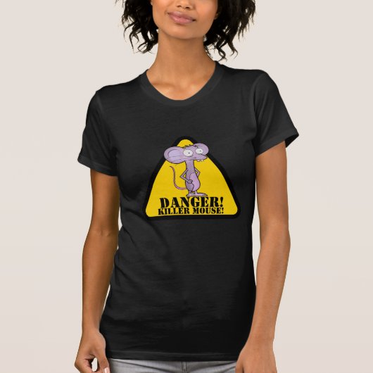 危険！殺人ネズミ！ Tシャツ (正面)