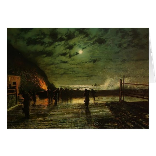危険(港の火炎信号)のジョンGrimshaw- (正面横)