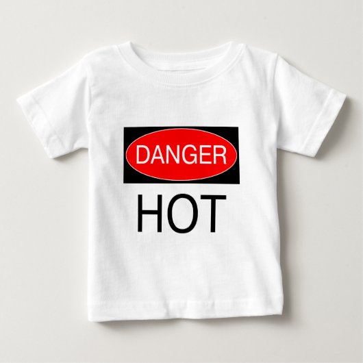 危険 - 熱い 面白い 注意 Tシャツ バッグ ネクタイ エプロン (正面)