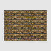 危険、私は暑い – 警告メタル警告標識 薄葉紙 (正面)