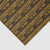 危険、私は暑い – 警告メタル警告標識 薄葉紙 (詳細)