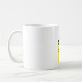 危険 粉塵注意 標識 コーヒーマグカップ (左)