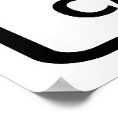 危険 – 非常にカフェイン入りのポスター ポスター (角)